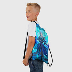 Рюкзак-мешок Нёвиллет Геншин Импакт, цвет: 3D-принт — фото 2