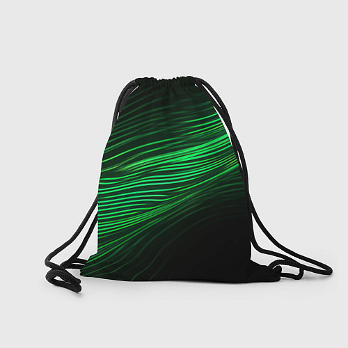 Мешок для обуви CSGO green lines logo / 3D-принт – фото 2