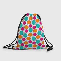 Рюкзак-мешок Яркие цветные пузыри, цвет: 3D-принт