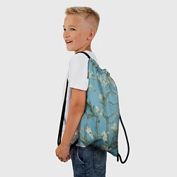 Рюкзак-мешок Цветущие ветки миндаля - картина ван Гога, цвет: 3D-принт — фото 2