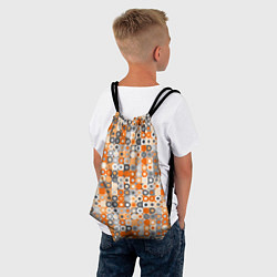 Рюкзак-мешок Узор с кружками, цвет: 3D-принт — фото 2