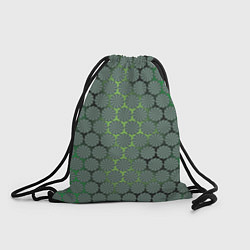 Рюкзак-мешок Цветочная броня, цвет: 3D-принт