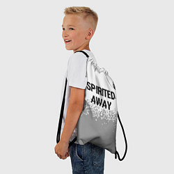 Рюкзак-мешок Spirited Away glitch на светлом фоне: символ сверх, цвет: 3D-принт — фото 2