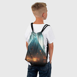 Рюкзак-мешок Кибергород, цвет: 3D-принт — фото 2