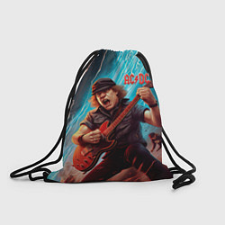 Рюкзак-мешок ACDC rock music, цвет: 3D-принт