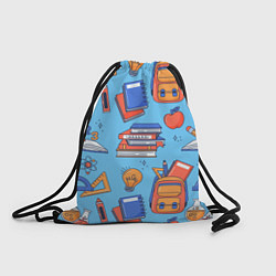 Рюкзак-мешок Школьный набор, цвет: 3D-принт