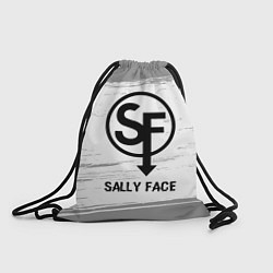 Рюкзак-мешок Sally Face glitch на светлом фоне, цвет: 3D-принт