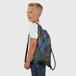 Рюкзак-мешок Переливающая радужная галограмма, цвет: 3D-принт — фото 2