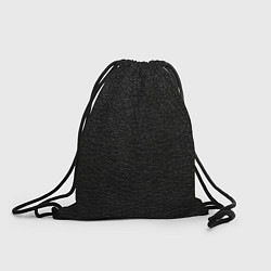 Рюкзак-мешок Чёрная текстура кожи, цвет: 3D-принт