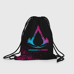 Мешок для обуви Assassins Creed - neon gradient