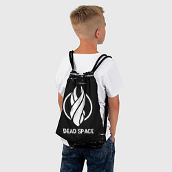 Рюкзак-мешок Dead Space glitch на темном фоне, цвет: 3D-принт — фото 2
