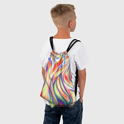Рюкзак-мешок Размытые краски абстракция, цвет: 3D-принт — фото 2