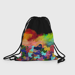 Рюкзак-мешок Приведения из дыма, цвет: 3D-принт