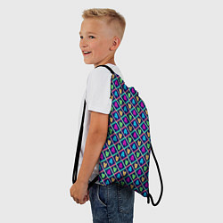 Рюкзак-мешок Цветные чертики, цвет: 3D-принт — фото 2