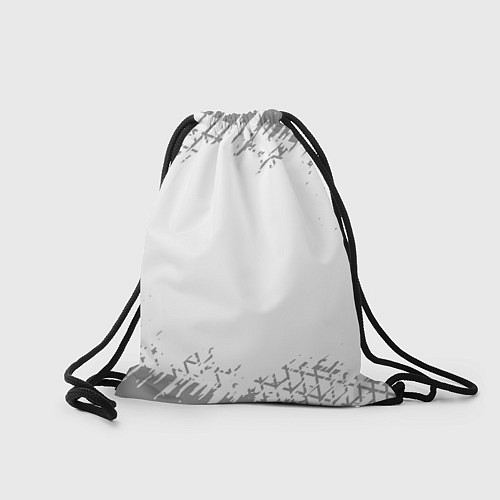 Мешок для обуви Mini speed на светлом фоне со следами шин / 3D-принт – фото 2