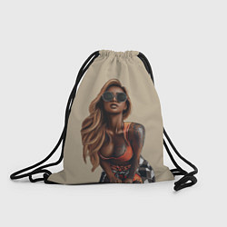 Мешок для обуви Девушка с тату