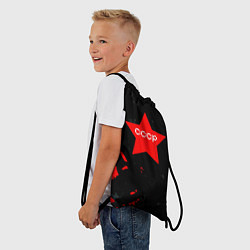 Рюкзак-мешок Звезда символ СССР, цвет: 3D-принт — фото 2