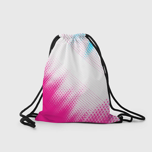 Мешок для обуви Dongfeng neon gradient style: надпись, символ / 3D-принт – фото 2