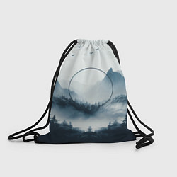 Рюкзак-мешок Утренние горы, цвет: 3D-принт