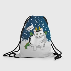 Рюкзак-мешок Я дракон - кот, цвет: 3D-принт