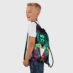 Рюкзак-мешок Че Гевара в современном стиле, цвет: 3D-принт — фото 2
