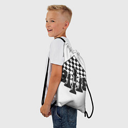 Рюкзак-мешок Шахматная доска и фигуры, цвет: 3D-принт — фото 2