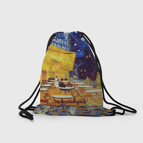 Мешок для обуви Толстый рыжий кот Ван Гога / 3D-принт – фото 2