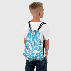 Рюкзак-мешок Растительный паттерн - минимализм, цвет: 3D-принт — фото 2