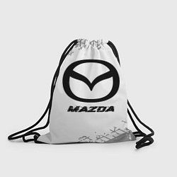 Мешок для обуви Mazda speed на светлом фоне со следами шин