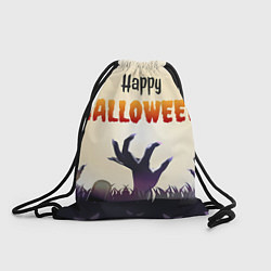 Рюкзак-мешок Кладбище хэллоуин, цвет: 3D-принт