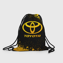 Рюкзак-мешок Toyota - gold gradient, цвет: 3D-принт