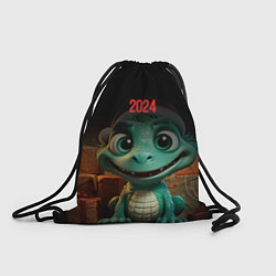 Рюкзак-мешок 2024 новый год дракона, цвет: 3D-принт