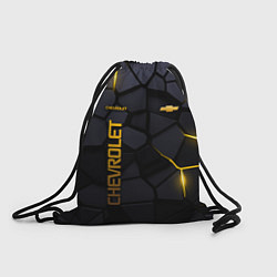Рюкзак-мешок Chevrolet - плиты с эффектом свечения, цвет: 3D-принт