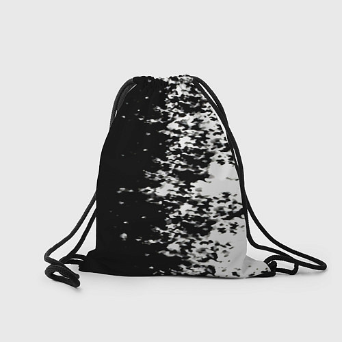 Мешок для обуви Ведьмак чернобелые краски / 3D-принт – фото 2