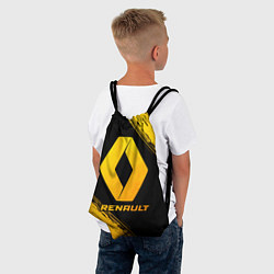 Рюкзак-мешок Renault - gold gradient, цвет: 3D-принт — фото 2