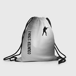 Рюкзак-мешок Counter Strike glitch на светлом фоне вертикально, цвет: 3D-принт
