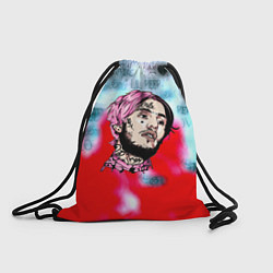 Рюкзак-мешок Lil peep steel rap, цвет: 3D-принт