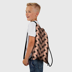 Рюкзак-мешок Плетёнка сцепленных рук, цвет: 3D-принт — фото 2