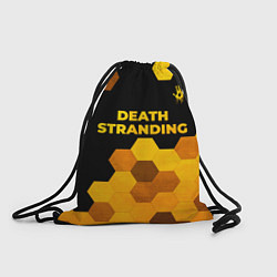 Рюкзак-мешок Death Stranding - gold gradient посередине, цвет: 3D-принт