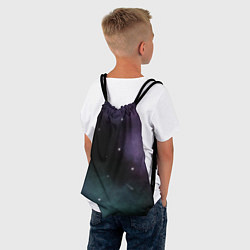 Рюкзак-мешок Космос и звезды на темном фоне, цвет: 3D-принт — фото 2