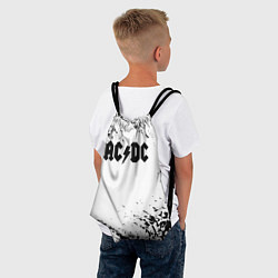 Рюкзак-мешок ACDC rock collection краски черепа, цвет: 3D-принт — фото 2