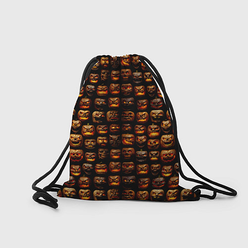 Мешок для обуви Тыквы страшные зубастые / 3D-принт – фото 2