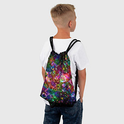 Рюкзак-мешок Мыльные пузырики, цвет: 3D-принт — фото 2
