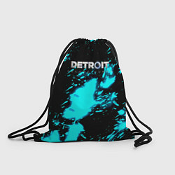 Рюкзак-мешок Detroit become human кровь андроида, цвет: 3D-принт