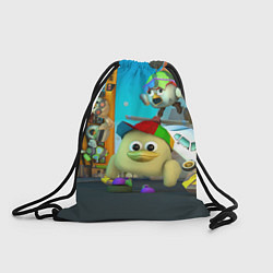 Рюкзак-мешок Маленький Мальчик Чикен Ган, цвет: 3D-принт