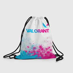 Мешок для обуви Valorant neon gradient style посередине