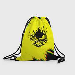 Рюкзак-мешок Cyberpunk самурай 2077, цвет: 3D-принт