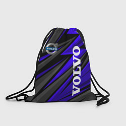 Рюкзак-мешок Volvo - Синий спортивный, цвет: 3D-принт