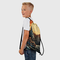 Рюкзак-мешок Волшебная роспись, цвет: 3D-принт — фото 2