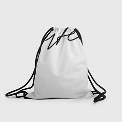 Рюкзак-мешок Life в одну линию, цвет: 3D-принт